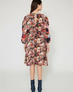 Femme Manoush Robe Patchwork encre