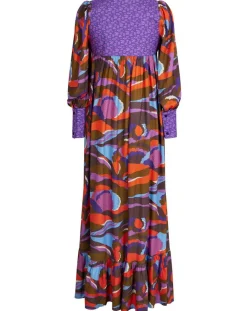 Best Manoush Robe Purple Country print lila