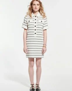 Femme Zapa Robe Ramea rayures