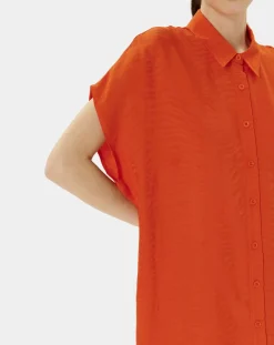 Femme Zapa Robe Ratela motifs ton sur ton orange