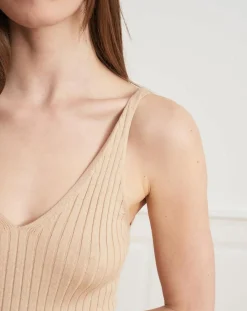 Femme La Petite Francaise Robe Rina beige