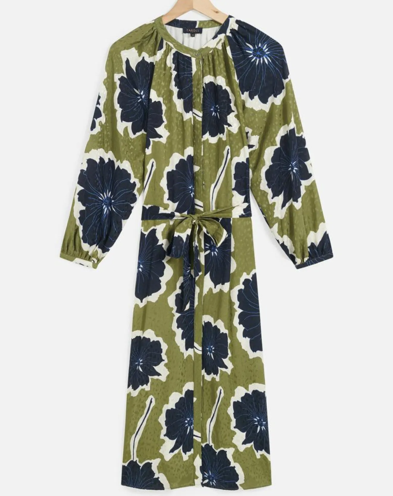 Femme Caroll Robe Rmolly à fleurs fougère