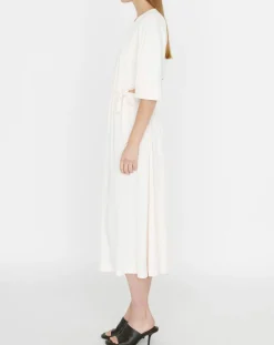 Clearance Zapa Robe Rotem imprimée nude