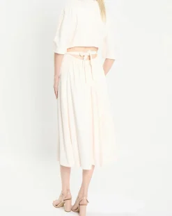 Clearance Zapa Robe Rotem imprimée nude