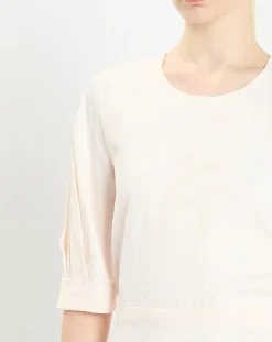 Clearance Zapa Robe Rotem imprimée nude