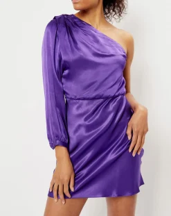 Outlet See u Soon Robe satinée Romane purple