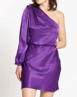 Outlet See u Soon Robe satinée Romane purple