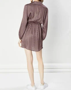 Discount La Petite Etoile Robe Shend imprimée violette