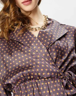 Discount La Petite Etoile Robe Shend imprimée violette