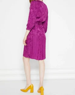 Best La Petite Etoile Robe Shima broderies ton sur ton violette
