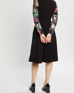 Outlet Manoush Robe Shiny Patch noir/multicolore