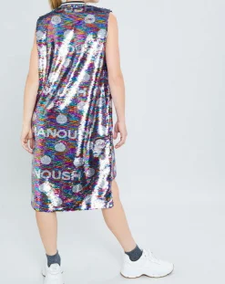 Discount Manoush Robe Sparkle en sequins multicolore