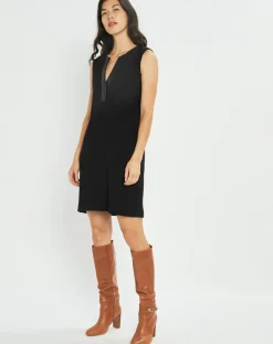 Femme Lauren Vidal Robe Store noire