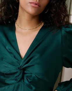 Hot Garance Paris Robe Tango émeraude