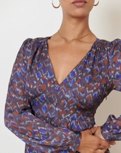 Discount Garance Paris Robe Tara bleue