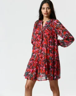 New The Korner Robe Théa rouge