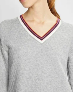 Femme Le Chat Robe Wellness gris chiné