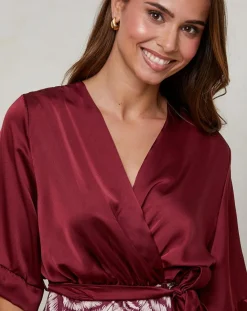 Hot Alice & Charlotte Robe Yasmine bordeaux