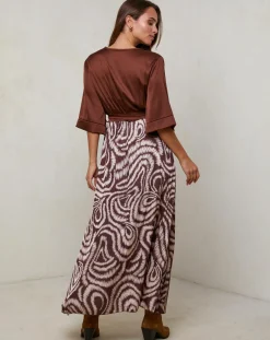 Alice & Charlotte Robe Yasmine marron