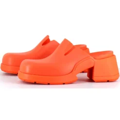 Femme E8 By Miista Sabots Blissa orange - Talon 6 cm