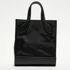 New Bally Sac à main en Cuir avec logo noir - 22x18 cm