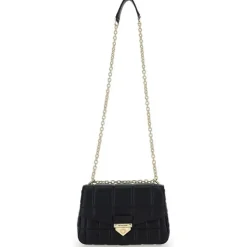 Best Michael Kors Sac bandoulière en Cuir matelassé noir - 25x17x6 cm