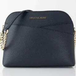 Femme Michael Kors Sac bandoulière en Cuir medium Jet Set Travel noir - 20x17.8x6.35 cm