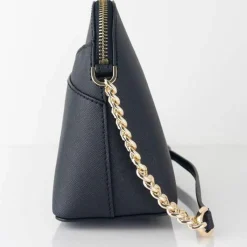 Femme Michael Kors Sac bandoulière en Cuir medium Jet Set Travel noir - 20x17.8x6.35 cm