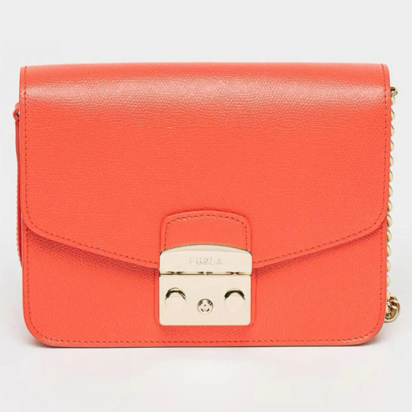 Femme Furla Sac bandoulière en Cuir Metropolis S rouge 21x16x8 cm