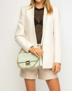 Michael Kors Sac bandoulière en Cuir Sonia vert/multicolore - 26x15x6 cm