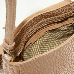 Femme Mila Louise Sac besace en Cuir Bess J rose - 25x20x7 cm