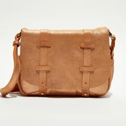 Femme Mila Louise Sac besace en Cuir Bess X orange - 25x20x7 cm