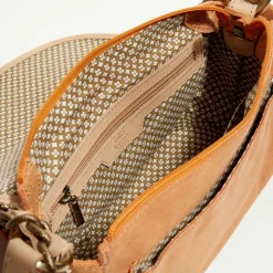 Femme Mila Louise Sac besace en Cuir Rocia V orange - 23x20x7 cm