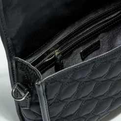 Femme Mauboussin Sac en Toile brodée Je t'Attends Je t'Aime nº1 noir - 14x25x7 cm