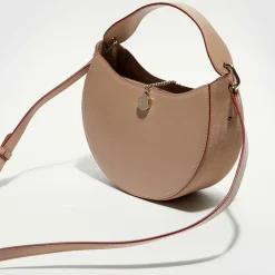 Femme Chloé Sac porté épaule en Cuir Arlène beige rosé - 25x20x9cm