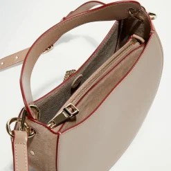 Femme Chloé Sac porté épaule en Cuir Arlène beige rosé - 25x20x9cm