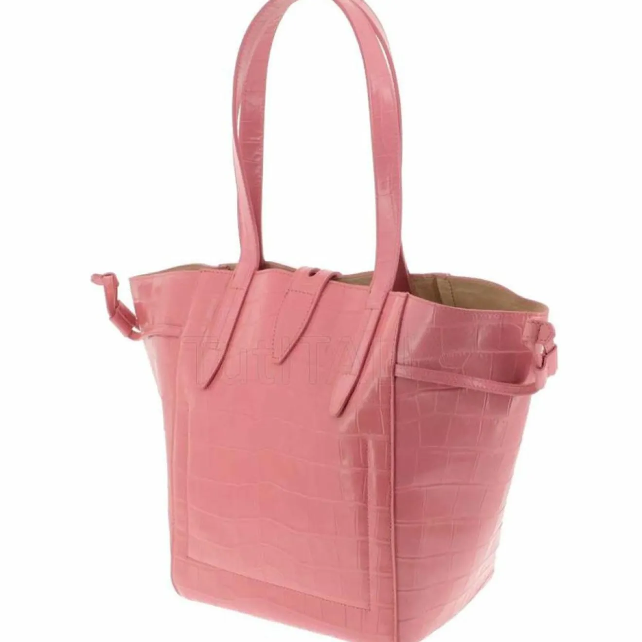 Outlet Furla Sac porté épaule en Cuir Net Mini rose 22x28.5x16 cm