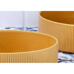 Clearance Bjorn Saladier Scandi jaune ocre - D.27 cm