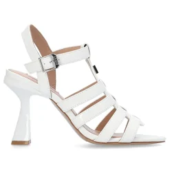 Femme Liu-Jo Sandales Bérénice blanches - Talon 10 cm