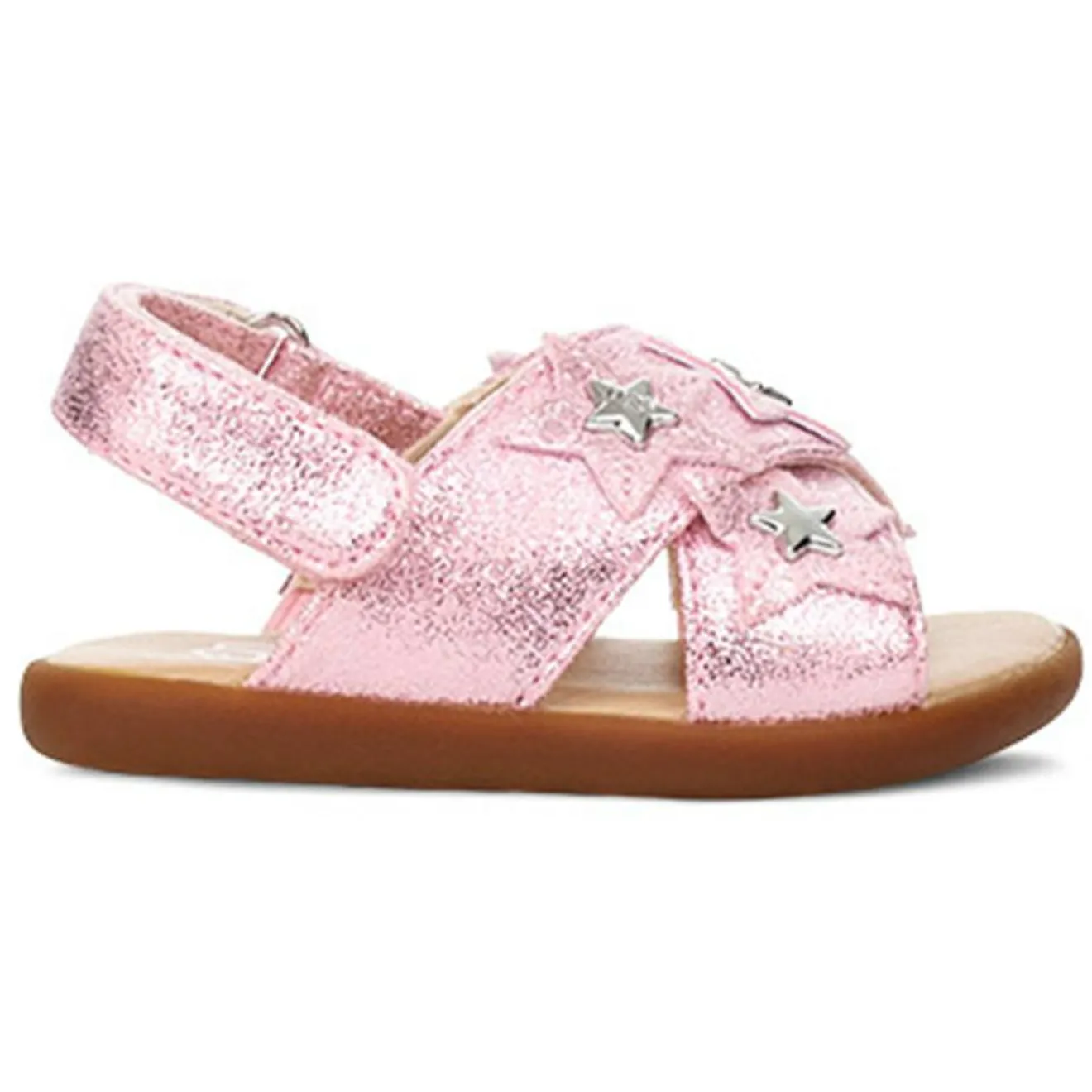 Enfant Ugg Sandales en Cuir Allairey Stars roses