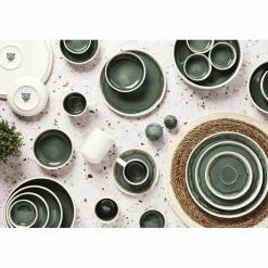 Bjorn Service Complet Oxygen gris/vert bouteille/beige - 42 pièces