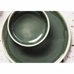 Bjorn Service Complet Oxygen gris/vert bouteille/beige - 42 pièces