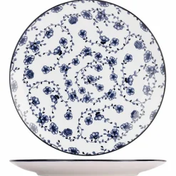 New Cosy & Trendy Service de table en Grès Flor Azul blanc/bleu - 12 pièces
