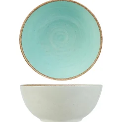 Cosy & Trendy Service de table en Grès Granité bleu - 18 pièces