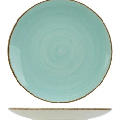 Cosy & Trendy Service de table en Grès Granité bleu - 18 pièces