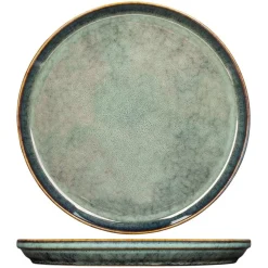 Cosy & Trendy Service de table en Grès Jade vert foncé - 12 pièces