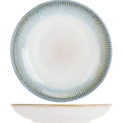 Sale Cosy & Trendy Service de table en Grès Listra bleu/beige - 18 pièces