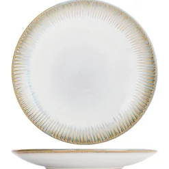 Sale Cosy & Trendy Service de table en Grès Listra bleu/beige - 18 pièces