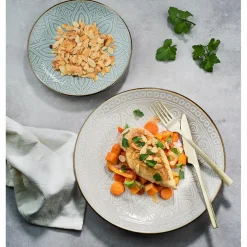 New Cosy & Trendy Service de table en Grès Murano vert - 18 pièces