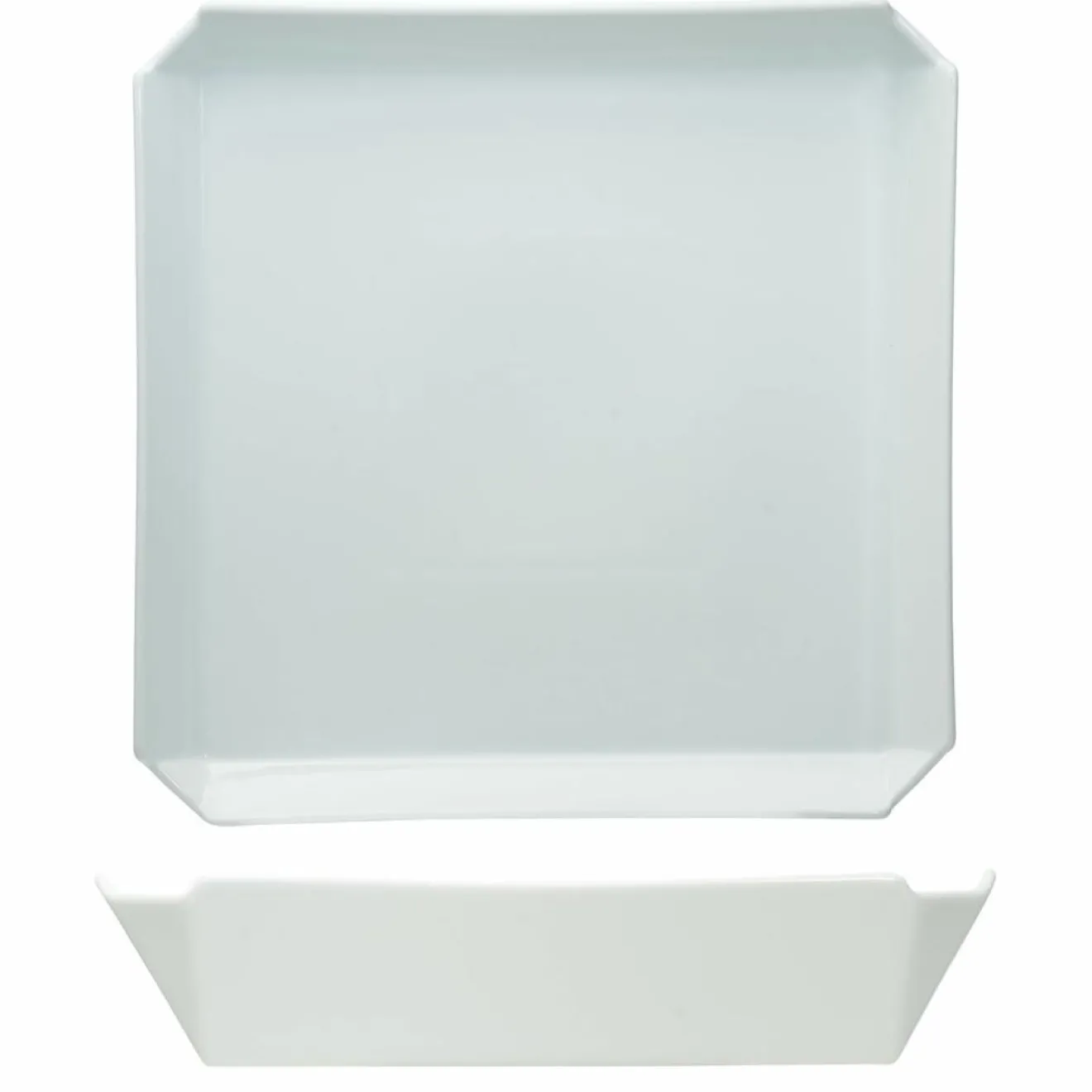 Sale Cosy & Trendy Service de table en Porcelaine Edge blanc - 18 pièces
